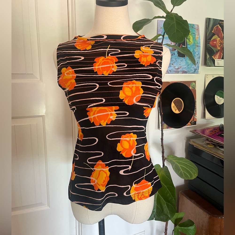 Mod Floral Women's Top